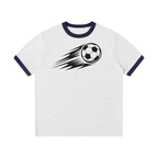 Men Contrast Edge Ribbed T-Shirt - ACE