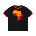 Contrast Edge Ribbed Crewneck T-Shirt - ACE