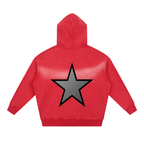 Women Sunfade Fleece Hoodie - Two-way Zipper Boxy Style - ACE