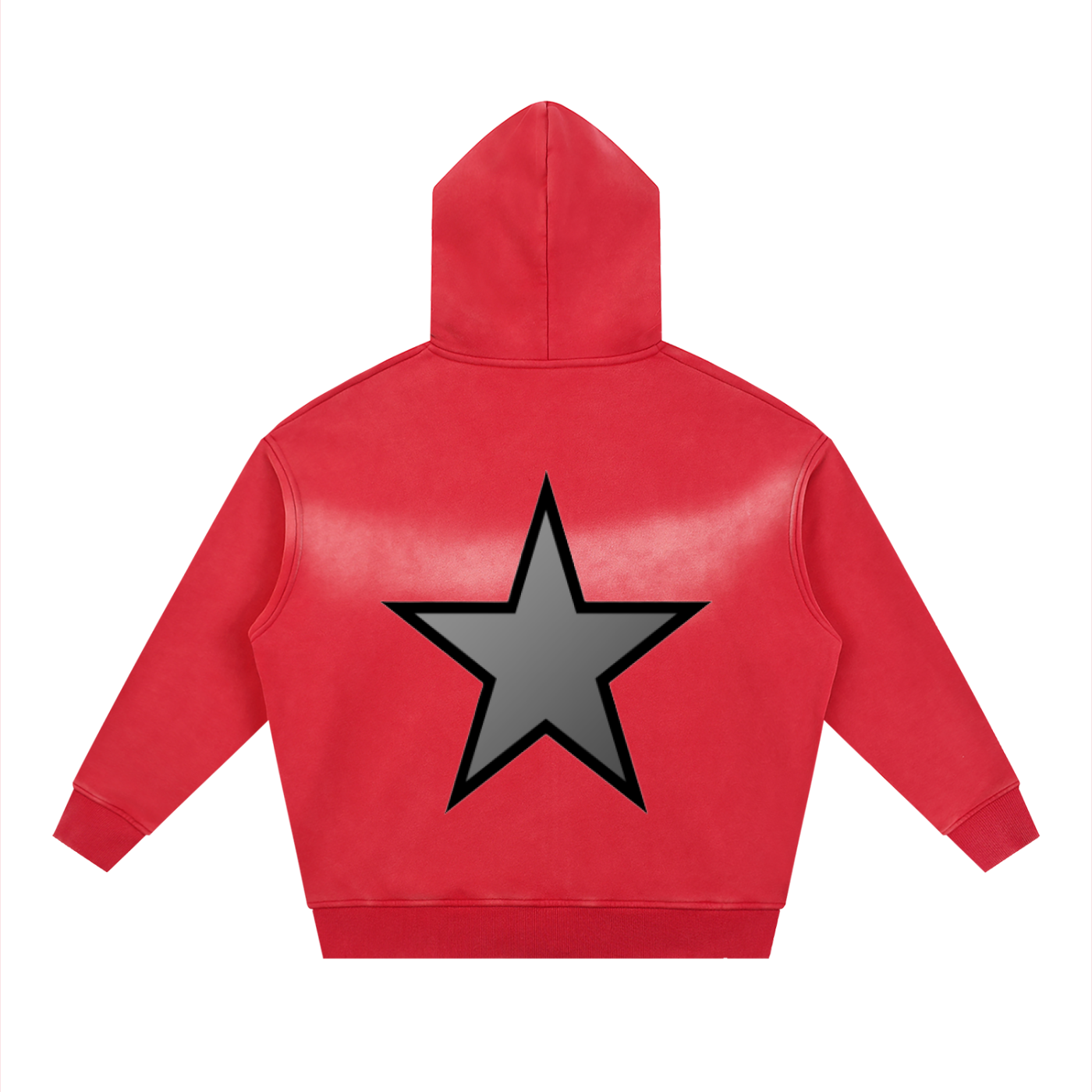 Sunfade Two-way Zipper Boxy Fleece Hoodie - ACE