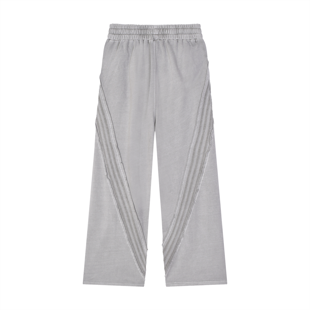 Snow Washed Tape Raw Edge Sweatpants - ACE