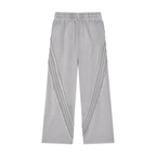Men Snow Washed Sweatpants with Raw Edge Design - ACE
