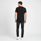 Men Contrast Edge Ribbed T-Shirt - ACE