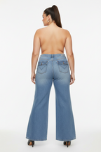 Women Vintage Wide Leg Jeans - ACE