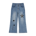 Women’s Vintage Wash Wide Leg Jeans - ACE