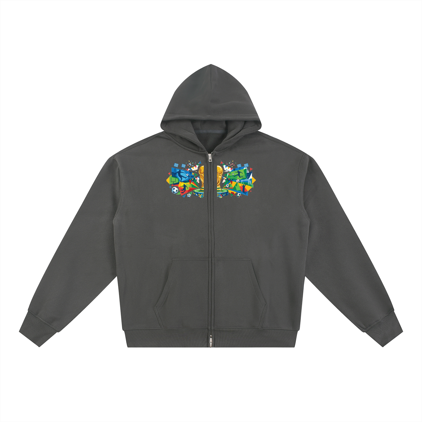 Essential Fleece Zip-Through Hoodie - ACE