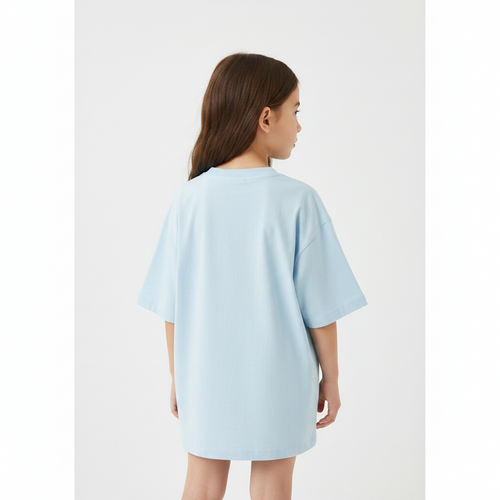 Girl’s Solid Crewneck T-Shirt