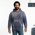 Men Vintage Fleece Hoodie - ACE