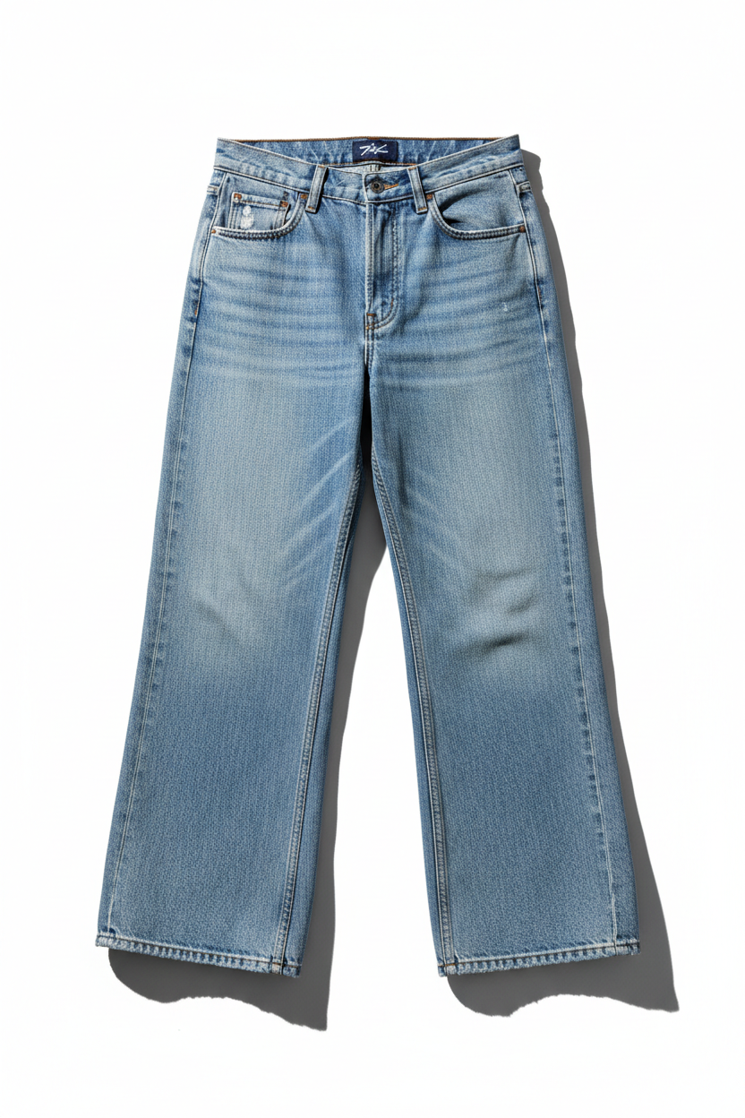 Women Vintage Wide Leg Jeans for Women