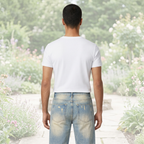Men Sun Fade Raw Hem Denim Jeans - ACE
