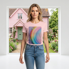 Women Bodycon Crewneck T-Shirt - ACE