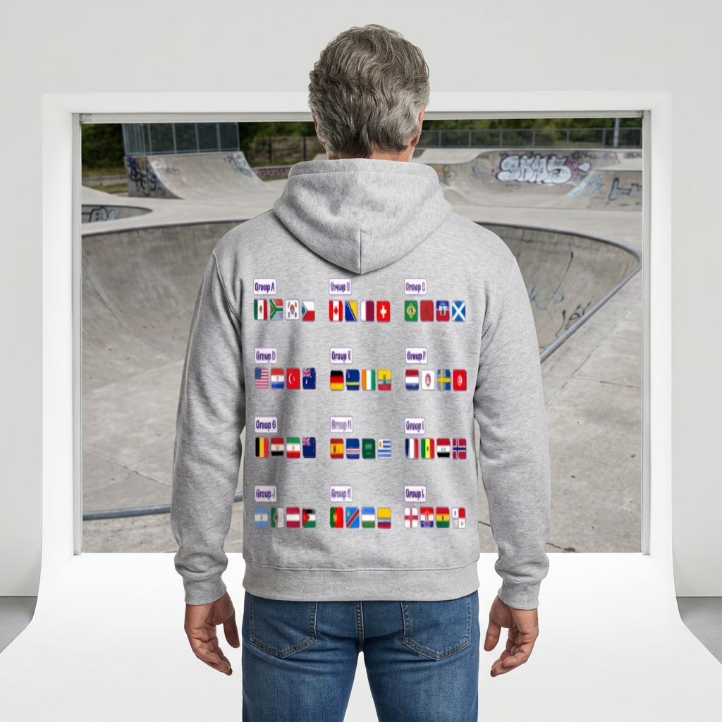 Men Essential Fleece Zip-Through Hoodie
